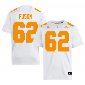 Tennessee Vols Clyde Fuson #62 Men Football | White Premium High School Fan Merchandise 94322431