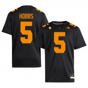 Daevin Hobbs Vols #5 Black Men Football Jersey | Stitched NCAA Licensed Gear 34168211