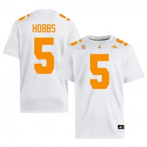 Daevin Hobbs #5 Tennessee Volunteers Men Football Jersey | Limited Edition White University Gear 48196333
