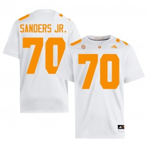 David Sanders Jr. Tennessee Vols #70 White Men Football Jersey | Stitched NCAA Licensed Gear 51045760