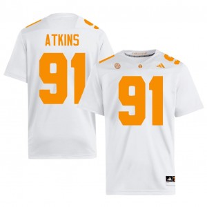 Doug Atkins Tennessee Vols #91 White Men Football Jersey | Stitched NCAA Licensed Gear 97813938