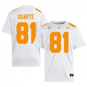 Ian Duarte #81 Tennessee Volunteers Men Football Jersey | Limited Edition White Player Gear 95814638