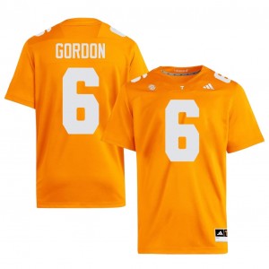 Javin Gordon Volunteers #6 Orange Men Football Jersey | Stitched NCAA Licensed Gear 35555506
