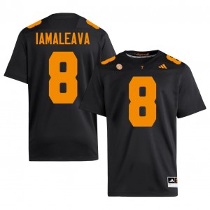 #8 Nico Iamaleava Tennessee Black Men Jersey | Official Replica Football High School Enthusiasts 62930295