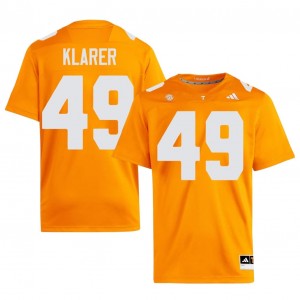 Rudy Klarer #49 UT Volunteers Men Football Jersey | Limited Edition Orange University Gear 98696919