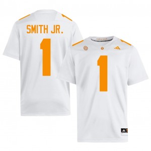 Travis Smith Jr. #1 Tennessee Volunteers Men Football Jersey | Limited Edition White Player Gear 13821965