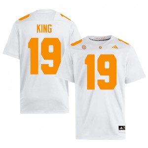 Tyreek King #19 Tennessee Volunteers Men Football Jersey | Limited Edition White High School Gear 37931358