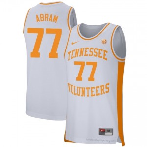 Amaree Abram Vols #77 White Men Basketball Jersey | Stitched NCAA Licensed Gear 93967508
