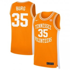 Ethan Burg #35 Tennessee Men Basketball Jersey | Limited Edition Orange High School Gear 62771331
