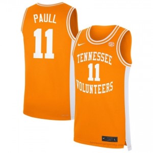 Gavin Paull #11 Tennessee Men Basketball Jersey | Limited Edition Orange High School Gear 36978541