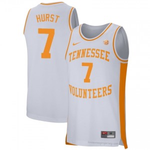 Tennessee Grant Hurst #7 Men Basketball | White Premium High School Fan Merchandise 79389618