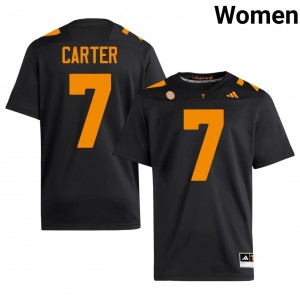 Arion Carter Vols #7 Black Women Football Jersey | Stitched NCAA Licensed Gear 23662938