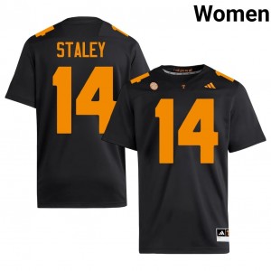 Vols Braylon Staley #14 Women Football | Black Premium Player Fan Merchandise 94152920