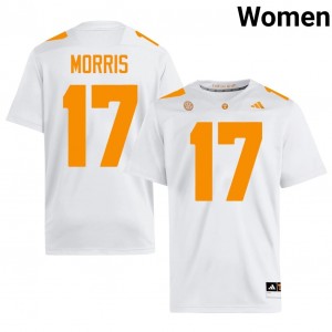 Daune Morris #17 Tennessee Volunteers Women Football Jersey | Limited Edition White University Gear 58846608