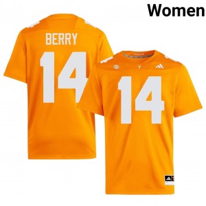 Eric Berry Volunteers #14 Orange Women Football Jersey | Stitched NCAA Licensed Gear 30708307