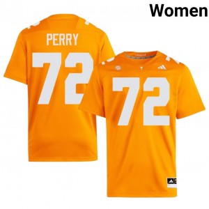 Jesse Perry #72 UT Volunteers Women Football Jersey | Limited Edition Orange College Gear 20987038