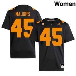 Vols Johnny Majors #45 Women Football | Black Premium NCAA Fan Merchandise 68858022