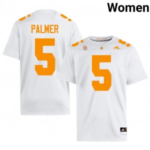 Tennessee Vols Joshua Palmer #5 Women Football | White Premium NCAA Fan Merchandise 97962941