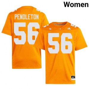 Volunteers Sam Pendleton #56 Women Football | Orange Premium College Fan Merchandise 91001946