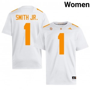 Tennessee Vols Travis Smith Jr. #1 Women Football | White Premium College Fan Merchandise 62651031
