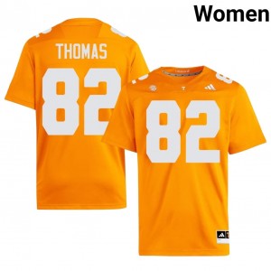 Volunteers Trent Thomas #82 Women Football | Orange Premium High School Fan Merchandise 39458883