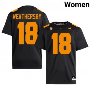 Vols Tyree Weathersby #18 Women Football | Black Premium High School Fan Merchandise 47786532
