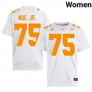 Tennessee Vols Wendell Moe Jr. #75 Women Football | White Premium University Fan Merchandise 29414770
