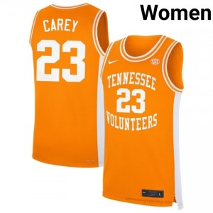 Jaylen Carey #23 Volunteers Women Basketball Jersey | Limited Edition Orange University Gear 80153619