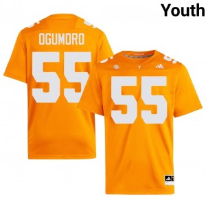Antoni Ogumoro Volunteers #55 Orange Youth Football Jersey | Stitched NCAA Licensed Gear 35064095
