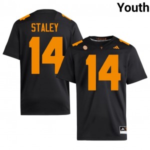 #14 Braylon Staley Tennessee Black Youth Jersey | Official Replica Football College Enthusiasts 52485463