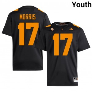 Daune Morris #17 Tennessee Youth Football Jersey | Limited Edition Black High School Gear 31691214