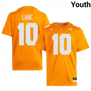 Dejuan Lane Volunteers #10 Orange Youth Football Jersey | Stitched NCAA Licensed Gear 55786376