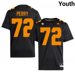 Jesse Perry Vols #72 Black Youth Football Jersey | Stitched NCAA Licensed Gear 64685865