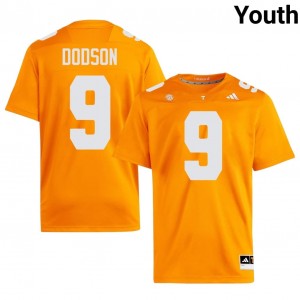 Joakim Dodson #9 UT Volunteers Youth Football Jersey | Limited Edition Orange Player Gear 78033253
