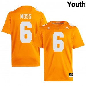 Qua Moss #6 UT Volunteers Youth Football Jersey | Limited Edition Orange NCAA Gear 92671092