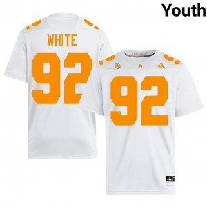 Reggie White #92 Tennessee Volunteers Youth Football Jersey | Limited Edition White University Gear 51371831
