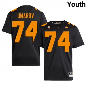 #74 Shamurad Umarov Tennessee Black Youth Jersey | Official Replica Football University Enthusiasts 29435334