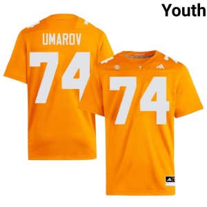 Shamurad Umarov #74 UT Volunteers Youth Football Jersey | Limited Edition Orange Player Gear 72027761