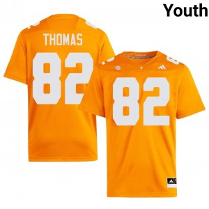 #82 Trent Thomas UT Volunteers Orange Youth Jersey | Official Replica Football NCAA Enthusiasts 88761239