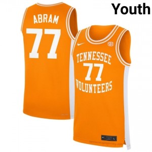 Amaree Abram #77 Tennessee Youth Basketball Jersey | Limited Edition Orange High School Gear 11589428