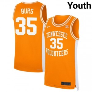 Ethan Burg #35 Vols Youth Basketball Jersey | Limited Edition Orange NCAA Gear 43556124