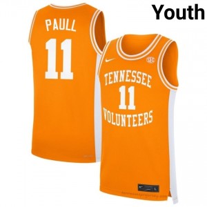 Gavin Paull #11 Vols Youth Basketball Jersey | Limited Edition Orange NCAA Gear 88733115