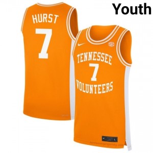 #7 Grant Hurst Tennessee Volunteers Orange Youth Jersey | Official Replica Basketball College Enthusiasts 90754281