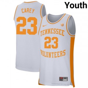Volunteers Jaylen Carey #23 Youth Basketball | White Premium University Fan Merchandise 57706653