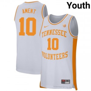 Vols Nate Ament #10 Youth Basketball | White Premium NCAA Fan Merchandise 55422801